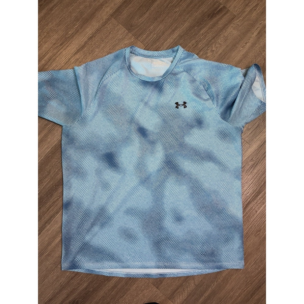 Men's Blue Lino Print Under Armor L
